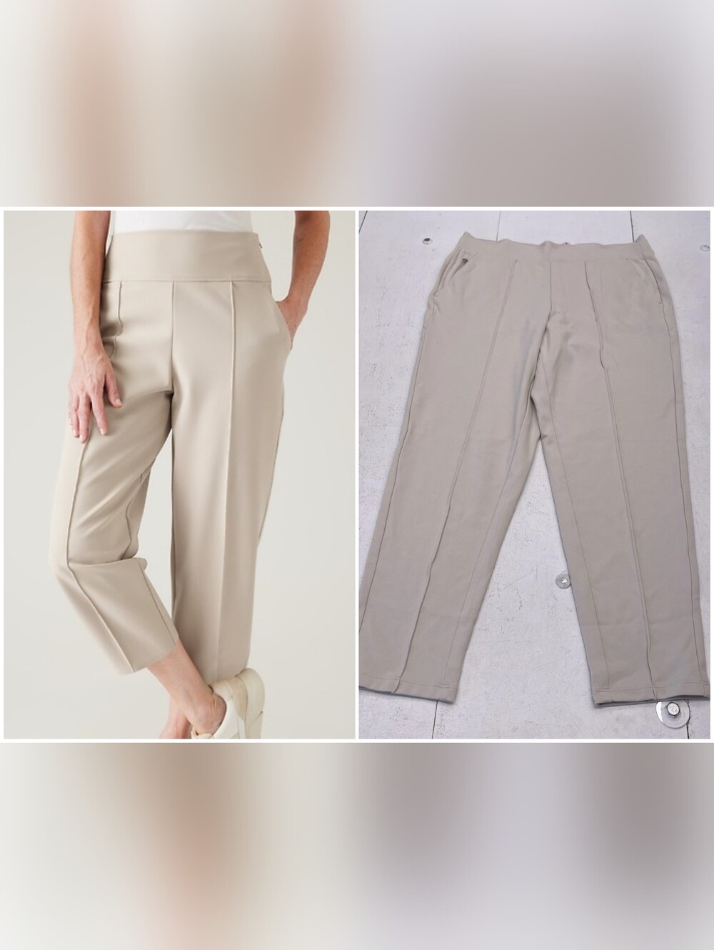 NWT Athleta Light Beige Pants